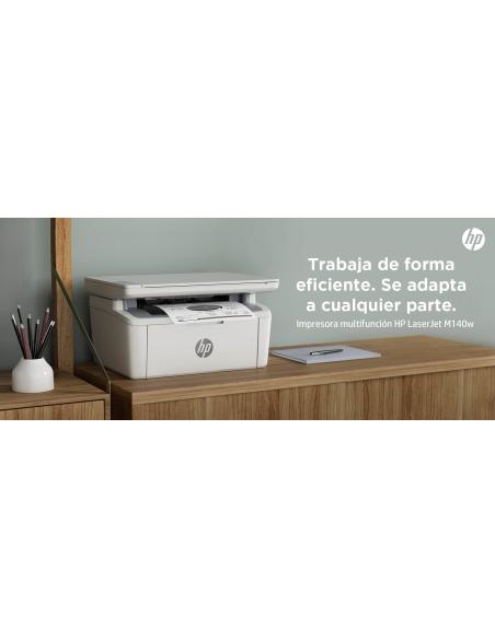 IMPRESORA HP LASERJET MONOCROMO MFP M140W WIFI 7MD72F BLANCA (W1420A)