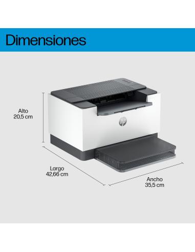IMPRESORA HP LASERJET MONOCROMO M209D DUPLEX BLANCA 8J9L0F