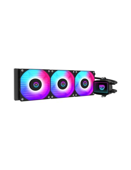 VENTILADOR HIDITEC KIT REFRIGERACION LIQUIDA LQ360 RGB 120mm NEGRO LDCR10002