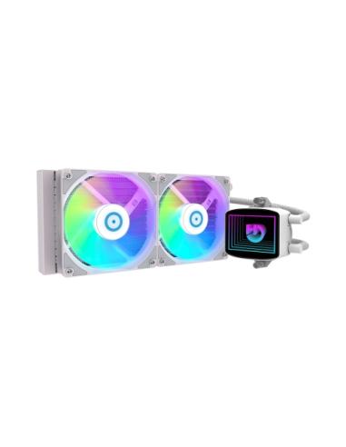 VENTILADOR HIDITEC KIT REFRIGERACION LIQUIDA LQ240 RGB BLANCO LDCR10003