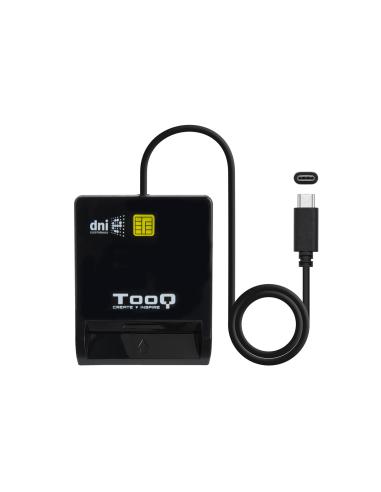 LECTOR TARJETA MEMORIA EXTERNO TOOQ DNIE USB-C NEGRO TQR-211B