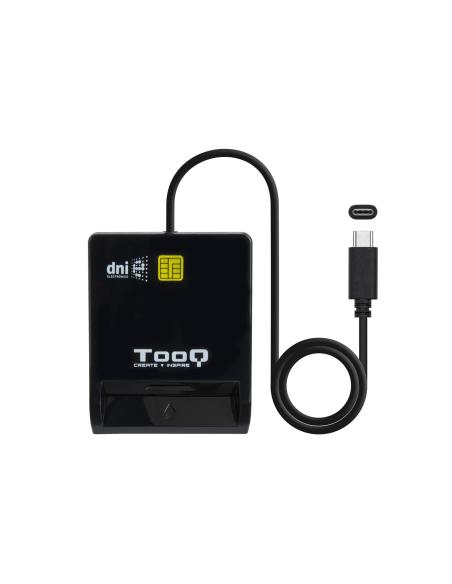 LECTOR TARJETA MEMORIA EXTERNO TOOQ DNIE USB-C NEGRO TQR-211B