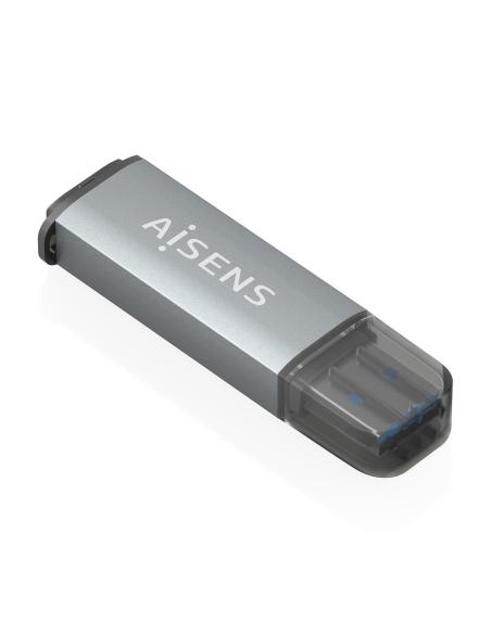 LECTOR TARJETAS SD MICRO SD MMC RS-MMC MMC MICRO USB-A GRIS AISENS ASCR-2A09-GR