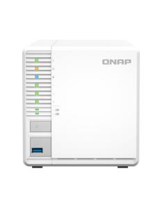 CAJA QNAP TS-364 NAS / 3 BAHIAS / 2.5" - 3.5" INTERCAMBIO EN CALIENTE / RANURAS EXP. M.2 2280 / 8 GB RAM / 1X 2.5 GIGABIT / (SIN