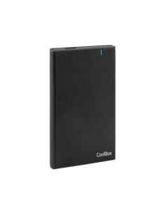 CAJA EXTERNA ALUMINIO DISCO DURO 2.5" SATA COOLBOX SLIMCHASE A2540 HDD/SSD / USB 3.2 / NEGRO / COO-SCA2540-UA