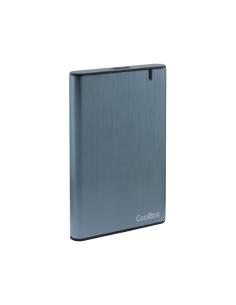 CAJA EXTERNA ALUMINIO DISCO DURO 2.5" SATA COOLBOX SLIMCHASE A2550 HDD/SSD / USB-C 3.2 / GRIS / COO-SCA2550-UA