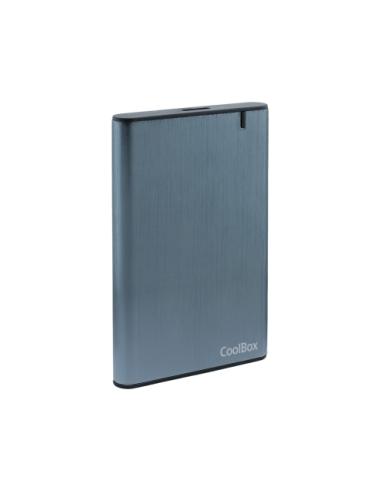 CAJA EXTERNA ALUMINIO DISCO DURO 2.5" SATA COOLBOX SLIMCHASE A2550 HDD/SSD / USB-C 3.2 / GRIS / COO-SCA2550-UA