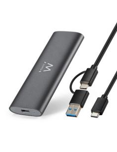 CAJA EXTERNA DISCO DURO PCIe SSD M.2 NVMe EWENT / USB-C 3.2 GEN2 / EW7060