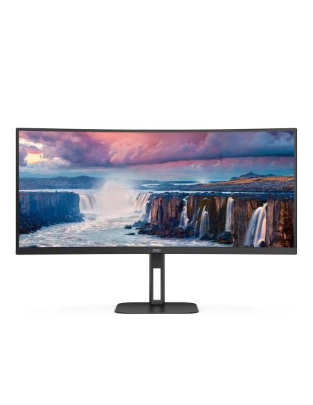 MONITOR 34 AOC CU34V5CBK PROFESIONAL CURVO WQHD 100HZ HDMI DP NEGRO