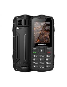 TELEFONO MOVIL RUGERIZADO HAMMER ROCK / 2.4" / 32MB / 0.3 MPX / 4G / MICRO SD HASTA 32GB / BLUETOOTH / DUAL SIM / IP68 / 5902983