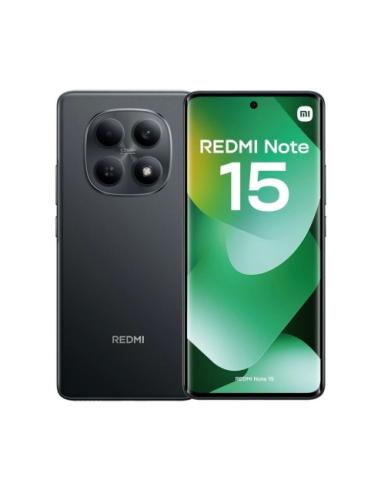 TELEFONO SMARTPHONE XIAOMI REDMI NOTE 15 NEGRO / 4G / HELIO G100 ULTRA / 8 GB / 256 GB / 6.77" AMOLED FHD+ / DUAL SIM / CAMARAS 