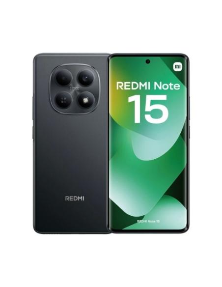 TELEFONO SMARTPHONE XIAOMI REDMI NOTE 15 NEGRO / 4G / HELIO G100 ULTRA / 8 GB / 256 GB / 6.77" AMOLED FHD+ / DUAL SIM / CAMARAS 