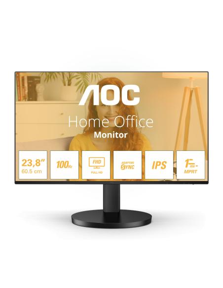 MONITOR 23.8 AOC 24B3HA2 IPS FHD 1920X1080 100HZ VGA HDMI MM NEGRO