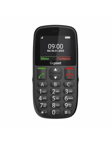 TELEFONO MOVIL GIGASET GL395 NEGRO 2.2" / 32 MB / 32 GB / MICROSD HASTA 32GB / 0.3 Mpx / 800 mAh / S30853-H1230-R101
