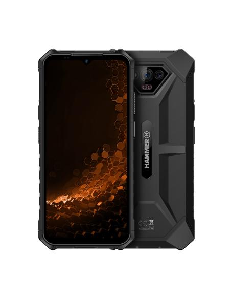TELEFONO SMARTPHONE RUGERIZADO HAMMER IRON V NEGRO / MEDIATECK HELIO G36 / 6+6 GB / 64 GB / 6.52" HD+ / DUAL SIM / CAMARAS 50 MP