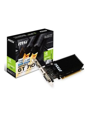 TARJETA GRAFICA MSI GEFORCE GT 710 2 GB. LOW PROFILE / HDMI-DVI-D-VGA / 912-V809-2016