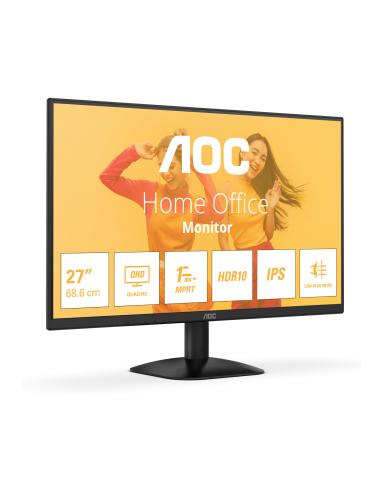 MONITOR 27 AOC Q27B35E IPS QHD 256X1440 75HZ HDMI DP NEGRO