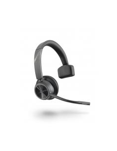 AURICULAR MONOAURAL POLY/PLANTRONICS VOYAGER 4310 UC / DIADEMA - ALMOHADILLA CUERO / BLUETOOTH / USB-A / 218470-02 (77Y91AA)