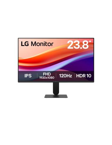 MONITOR 23.8 LG 24U411A-B FHD IPS 120HZ HDMI VGA NEGRO