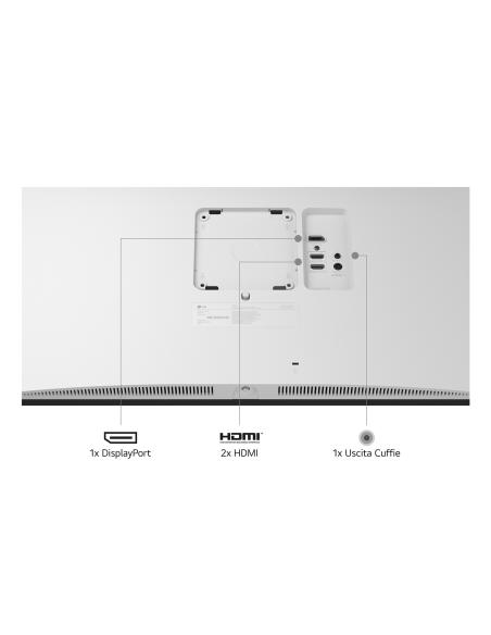 MONITOR 27 LG 27US550-W ULTRAFINE IPS 4K 2HDMI DP BLANCO