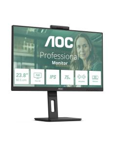 MONITOR 23.8 AOC PROFESIONAL 24P3QW IPS FHD 75HZ 1920X1080 MM 2HDMI PIVOT NEGRO 2