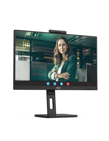 MONITOR 23.8 AOC PROFESIONAL 24P3QW IPS FHD 75HZ 1920X1080 MM 2HDMI PIVOT NEGRO