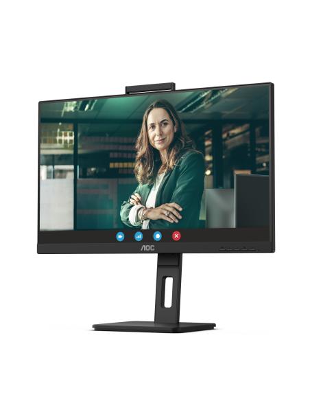 MONITOR 23.8 AOC PROFESIONAL 24P3QW IPS FHD 75HZ 1920X1080 MM 2HDMI PIVOT NEGRO