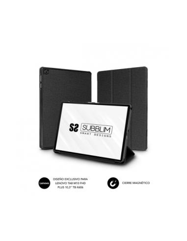 FUNDA TABLET SUBBLIM SHOCK LENOVO TAB M10 FHD PLUS 10.3" NEGRO / TB-X606 (2º GEN) / SUBCST-5SC110