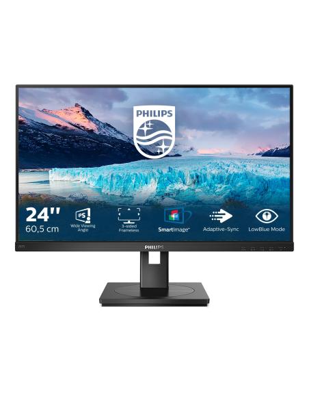 MONITOR 23.8 PHILIPS 242S1AE FHD 75HZ MM HDMI DP VGA NEGRO