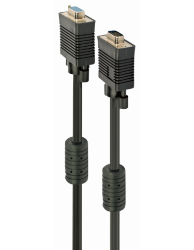 Cable VGA M/H Mcoax 2m BK Ferr