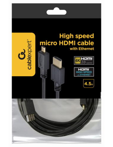 CABLE HDMI/MICRO HDMI M/M 4,5M GOLD