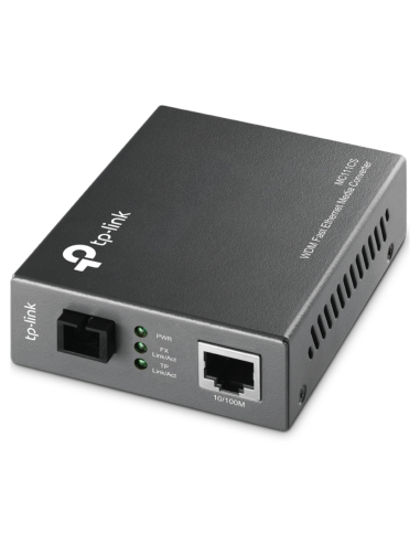 CONVERTIDOR TP-LINK RJ45 10/100 A FIBRA MONOMODO SC