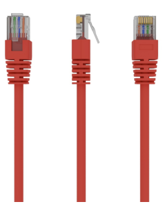 CABLE RED GEMBIRD UTP CAT5E 1M ROJO