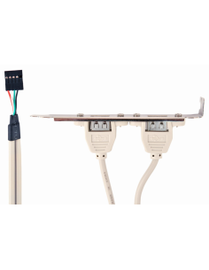 SLOT BRACKET GEMBIRD 2x USB