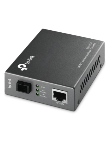 CONVERTIDOR TP-LINK RJ45 10/100 A FIBRA MONOMODO SC