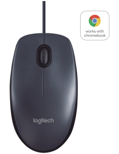 RATON LOGITECH B100 NEGRO USB