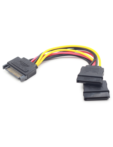 CABLE ALIMENTACION GEMBIRD SATA PLANO 0,15M