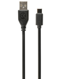 CABLE USB GEMBIRD 2.0 A TIPO C MACHO MACHO CARGA RAPIDA 1M