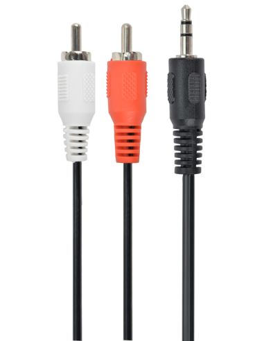 CABLE AUDIO GEMBIRD CONECTOR 3,5MM A RCA 2,5M