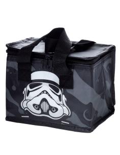BOLSA REFRIGERANTE PLASTICO RECICLADO STAR WARS STORMTROOPER NEGRO / 16X21X14