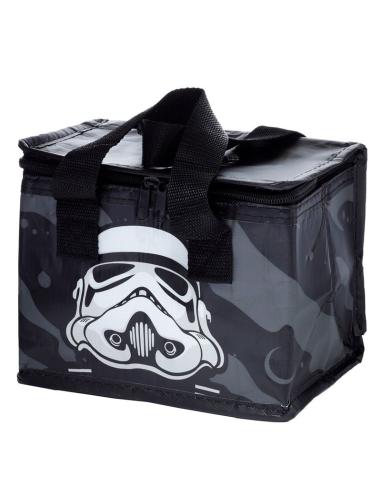 BOLSA REFRIGERANTE PLASTICO RECICLADO STAR WARS STORMTROOPER NEGRO / 16X21X14