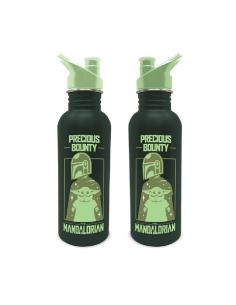 BOTELLA CANTIMPLORA METALICA STAR WARS THE MANDALORIAN PRECIOUS BOUNTY / 700ml