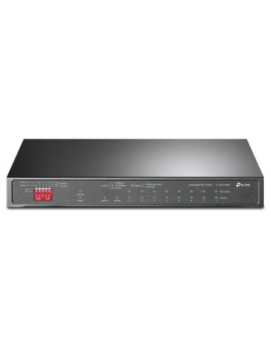 SWITCH TP-LINK 10-PORT GIGABITE WITH 8 PORT POE+