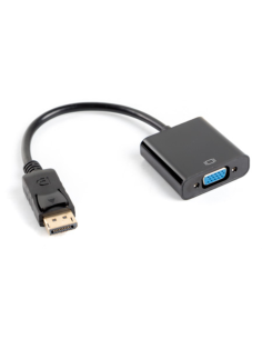 ADAPTADOR LANBERG DISPLAYPORT 1.1 A VGA 20CM NEGRO