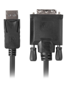 CABLE DISPLAYPORT LANBERG MACHO/DVI-D MACHO 24+1 1.8M NEGRO