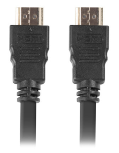 CABLE HDMI LANBERG MACHO/MACHO V1.4 ALTA VELOCIDAD 0.5M NEGRO