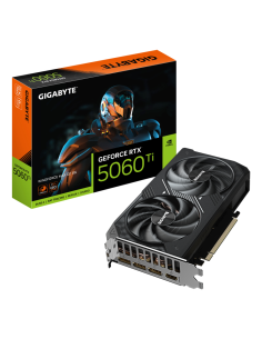 TARJETA GRAFICA GIGABYTE GEFORCE RTX 5060 TI WINDFORCE MAX OC 8GB GDDR7 / 3xDP - 1xHDMI / GV-N506TWF2MAX OC-8GD