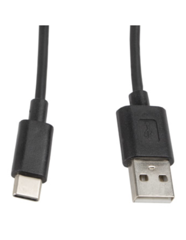 CABLE USB LANBERG 2.0 MACHO/USB C MACHO 1M NEGRO