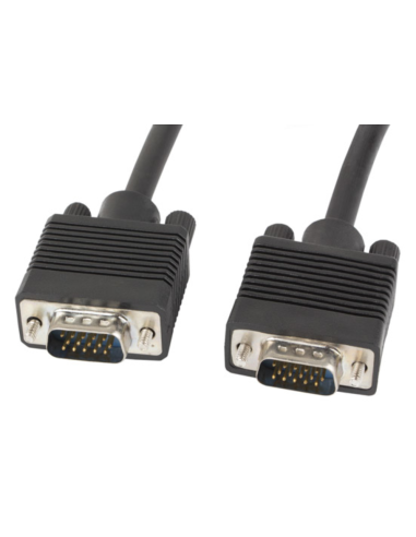 CABLE VGA LANBERG MACHO/MACHO FERRITA 15M NEGRO