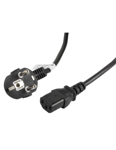 CABLE DE ALIMENTACION LANBERG SCHUKO CEE 7/7 A IEC320 C13 5M